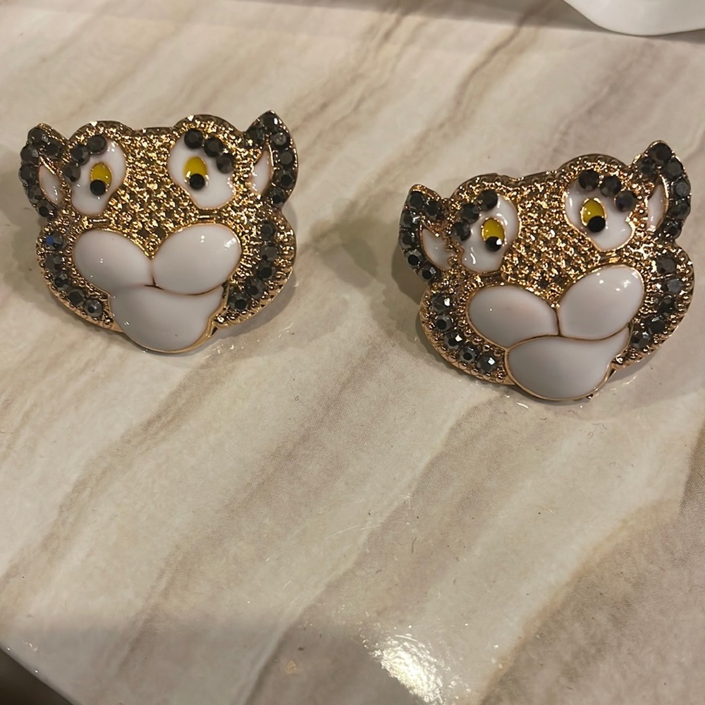 Tiger earrings NWT